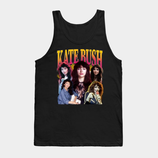 Vintage Kate Bush Retro 80s 90s Tank Top by Chea Shepherd